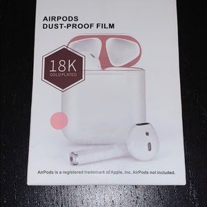 New pink AirPod dust proof film